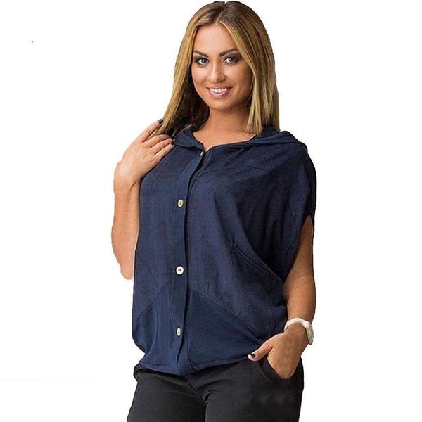 casual blouse women hooded short sleeve batwing ladies summer shorts plus size shirt camisas mujer blusa chemisier femme, White
casual blouse women hooded short sleeve batwing ladies summer shorts plus size shirt camisas mujer blusa chemisier femme, White