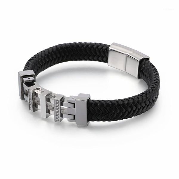 tennis 210mm stainless steel geometric charm bracelet men vintage leather wrap bracelets male jewelry accessories1, Golden;silver
tennis 210mm stainless steel geometric charm bracelet men vintage leather wrap bracelets male jewelry accessories1, Golden;silver