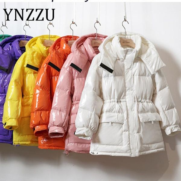 ynzzu korean style candy color 2020 winter women's down jacket casual hooded thicken warm female 90% white duck down coat a15191, Black
ynzzu korean style candy color 2020 winter women's down jacket casual hooded thicken warm female 90% white duck down coat a15191, Black
