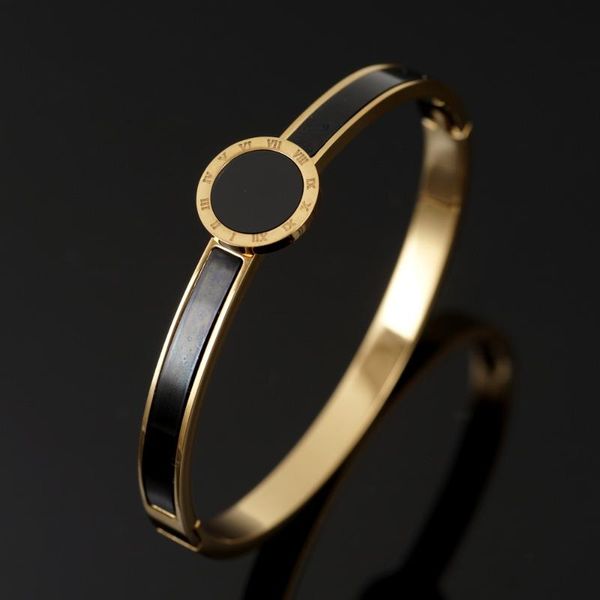 bangle luxury black border shell bracelets stainless steel opne for men women couple wedding jewelry gift
bangle luxury black border shell bracelets stainless steel opne for men women couple wedding jewelry gift