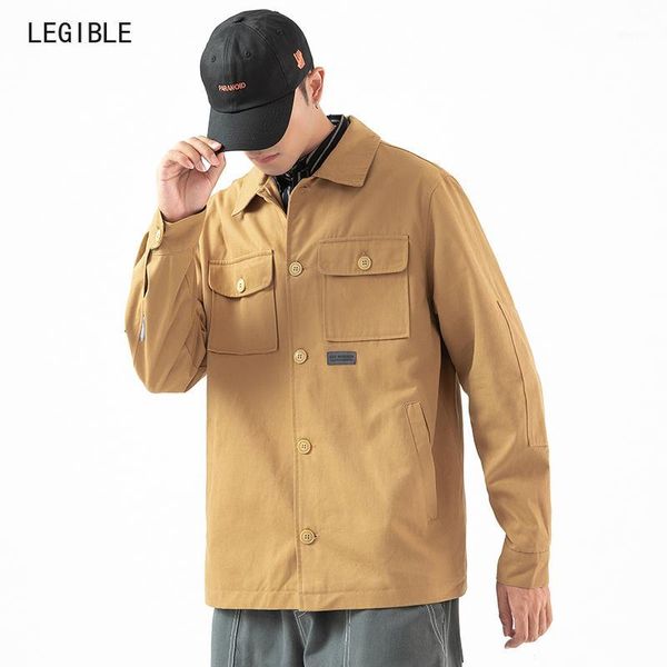 legible spring autumn jacket men casual loose jackets and coats windbreaker outwear streetwear pocket men jacket1, Black;brown
legible spring autumn jacket men casual loose jackets and coats windbreaker outwear streetwear pocket men jacket1, Black;brown