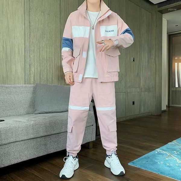 tracksuit men polyester overalls hooded jacket and harem pants sports suit 2 piece set baseball hip hop streetwear mens clothing1, Gray
tracksuit men polyester overalls hooded jacket and harem pants sports suit 2 piece set baseball hip hop streetwear mens clothing1, Gray