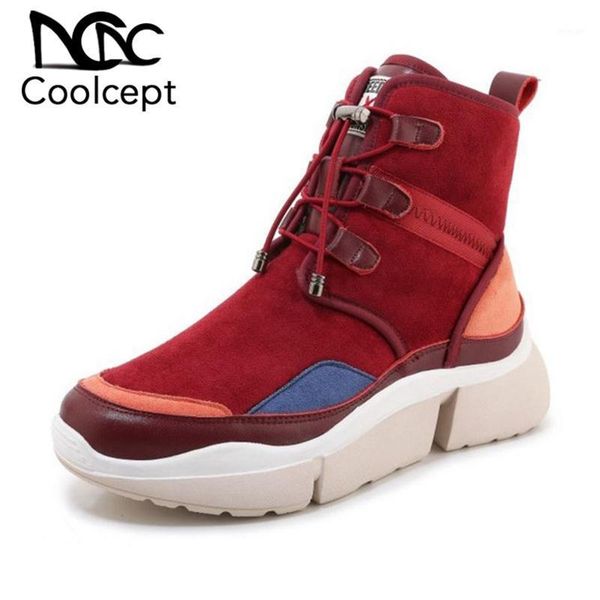 boots coolcept 6 color ladies genuine leather ankle sneakers warm fur fashion colorful daily short footwear size 35-391, Black
boots coolcept 6 color ladies genuine leather ankle sneakers warm fur fashion colorful daily short footwear size 35-391, Black