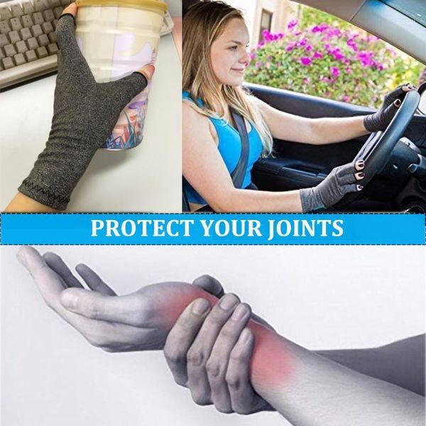elbow & knee pads 1 pair compression arthritis gloves wrist support cotton joint pain relief hand brace women men fingers therapy gloves1, Black;gray
elbow & knee pads 1 pair compression arthritis gloves wrist support cotton joint pain relief hand brace women men fingers therapy gloves1, Black;gray