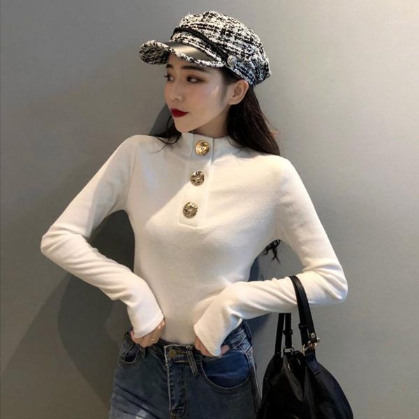 korean version of the sweet slim thin sleeve button half-high collar long-sleeved shirt1, White;black
korean version of the sweet slim thin sleeve button half-high collar long-sleeved shirt1, White;black