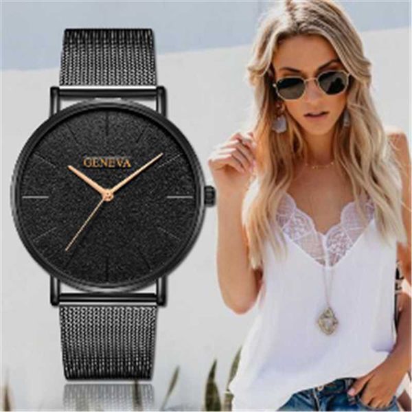 wristwatches geneva women's watch 2021 fashion ladies watches for women rose gold simple bracelet montre femme, Slivery;brown
wristwatches geneva women's watch 2021 fashion ladies watches for women rose gold simple bracelet montre femme, Slivery;brown