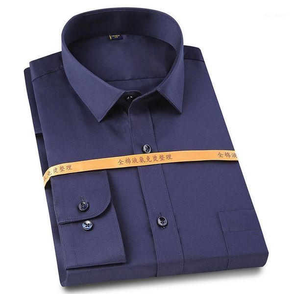 men's comfortable - soft & smooth non-iron dress shirts single patch pocket long sleeve standard-fit classic 100% cotton shirt1, White;black
men's comfortable - soft & smooth non-iron dress shirts single patch pocket long sleeve standard-fit classic 100% cotton shirt1, White;black