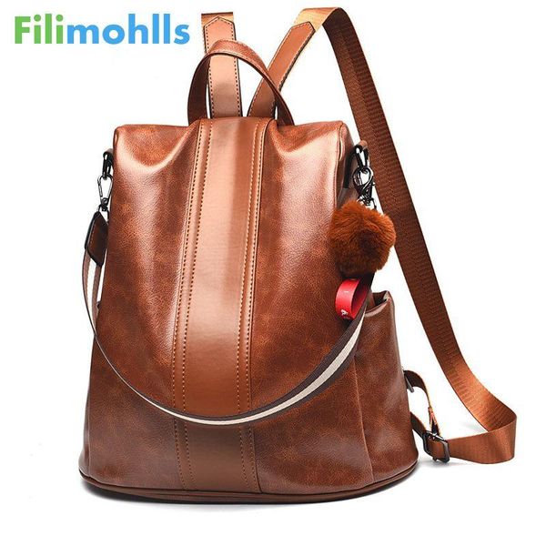 2020 anti theft backpack mochila feminina vintage bagpack school leather bags for women's back pack backpack women s2045
2020 anti theft backpack mochila feminina vintage bagpack school leather bags for women's back pack backpack women s2045
