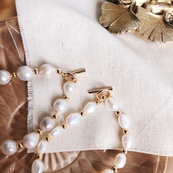 natural freshwater pearl bracelet baroque pearl retro simple wild bracelet women birthday gift christmas gift1, Black
natural freshwater pearl bracelet baroque pearl retro simple wild bracelet women birthday gift christmas gift1, Black