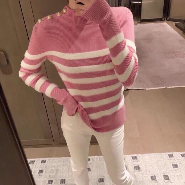 1220 2021 autumn sweater long sleeve crew neck pink pullover brand same style prom fashion luxury womens clothes qiai, White;black 
1220 2021 autumn sweater long sleeve crew neck pink pullover brand same style prom fashion luxury womens clothes qiai, White;black