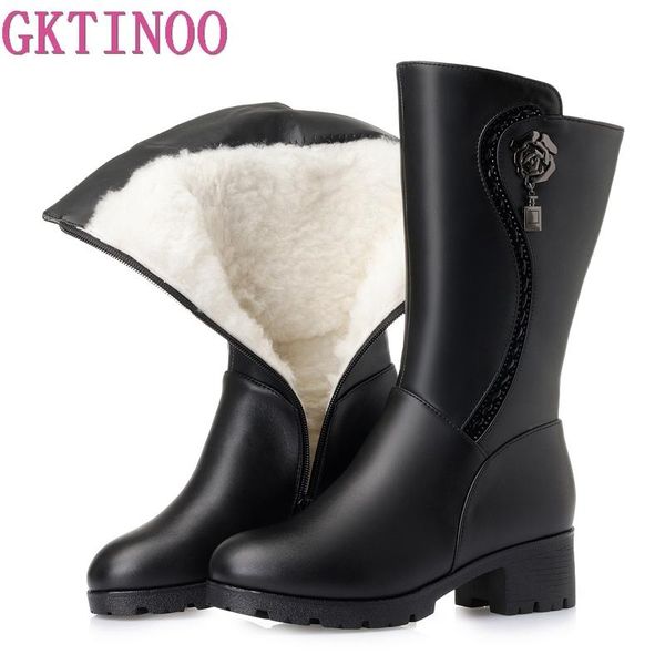 gktinoo winter boots wool fur inside warm shoes women med heels soft leather shoes non-slip snow boots footwear botas big size, Black
gktinoo winter boots wool fur inside warm shoes women med heels soft leather shoes non-slip snow boots footwear botas big size, Black