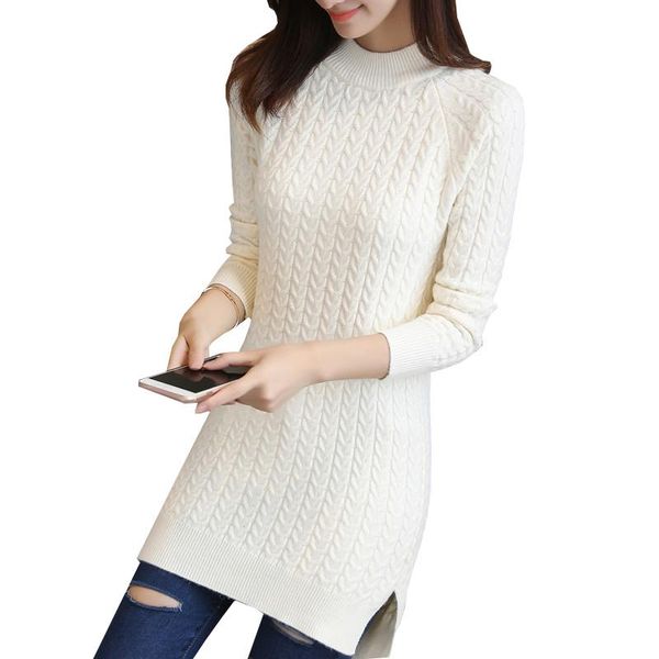 autumn pullover sweater female spring new korean loose ma hua bottoming shirt mid-length split slim knit sweaters dress women, White;black
autumn pullover sweater female spring new korean loose ma hua bottoming shirt mid-length split slim knit sweaters dress women, White;black