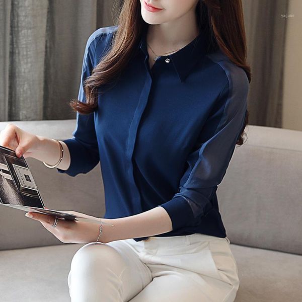 fashion woman blouses 2018 chiffon blouse shirt women solid turn down collar blouse women ladies blusa feminina a961, White
fashion woman blouses 2018 chiffon blouse shirt women solid turn down collar blouse women ladies blusa feminina a961, White