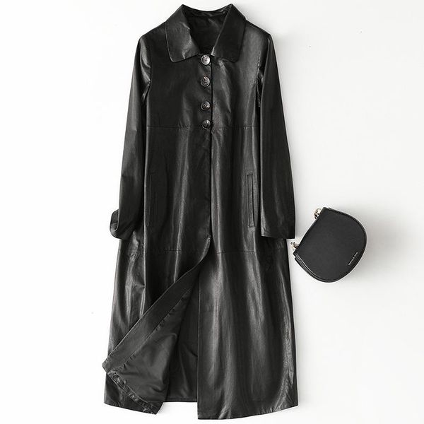 tcyeek 100% genuine leather jacket women spring autumn sheepskin coat female winter long real leather windbreaker overcoat zy01, Black
tcyeek 100% genuine leather jacket women spring autumn sheepskin coat female winter long real leather windbreaker overcoat zy01, Black