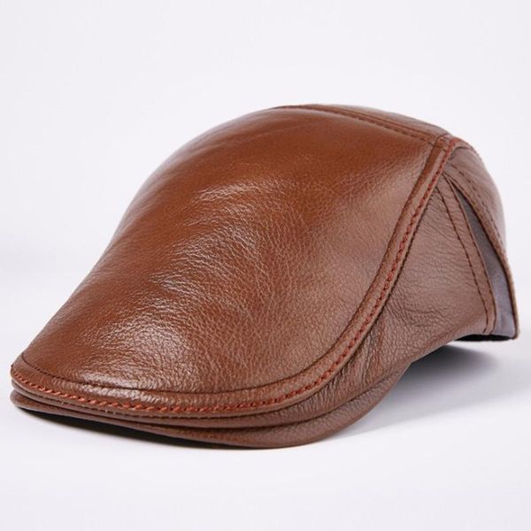berets xdanqinx winter warm for men genuine leather caps men's personality hip-hop cap cowhide brands male bone hats, Blue;gray
berets xdanqinx winter warm for men genuine leather caps men's personality hip-hop cap cowhide brands male bone hats, Blue;gray