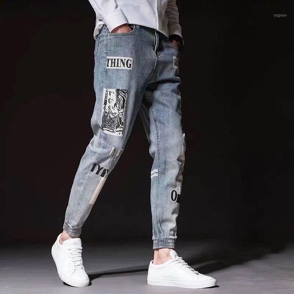2020 hip hop denim pants devil graffiti men streetwear harajuku baggy denim pants spray dye harem trousers autumn1, Blue
2020 hip hop denim pants devil graffiti men streetwear harajuku baggy denim pants spray dye harem trousers autumn1, Blue
