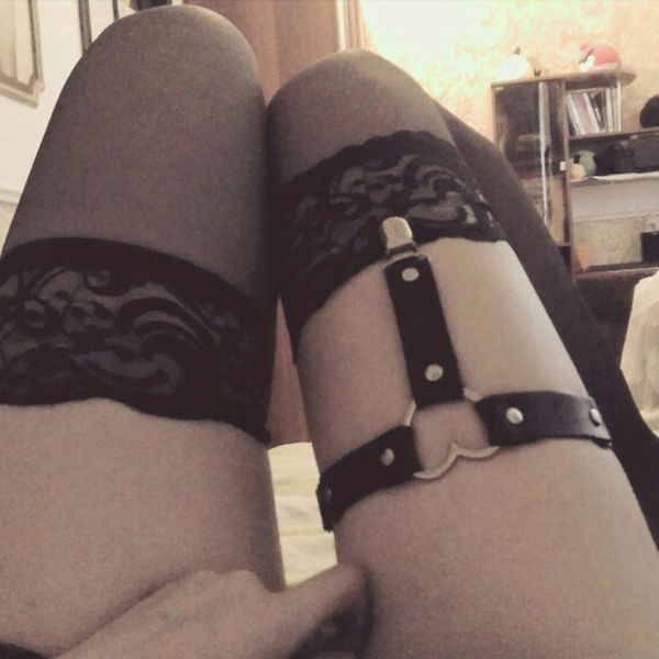 heart rivet garter belt women lingerie elasticity artificial leather leg ring garter for stockings girls thigh harness, Black;white
heart rivet garter belt women lingerie elasticity artificial leather leg ring garter for stockings girls thigh harness, Black;white