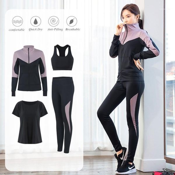 yoga outfits 4 pcs gym clothing tracksuits set for women winter plus size sprotswear leggings fitness clothes running t-shirt bra suits1, White;red
yoga outfits 4 pcs gym clothing tracksuits set for women winter plus size sprotswear leggings fitness clothes running t-shirt bra suits1, White;red