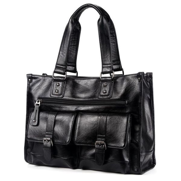 briefcases men's multifunction handbag travel bag male solid black tote large capacity messenger business lapbags brand pu leather
briefcases men's multifunction handbag travel bag male solid black tote large capacity messenger business lapbags brand pu leather