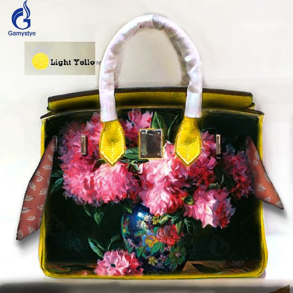 art hand painted handmake graffiti flowers rose handbag classic totes silver golden lock 100% genuine leather bags for women bag
art hand painted handmake graffiti flowers rose handbag classic totes silver golden lock 100% genuine leather bags for women bag