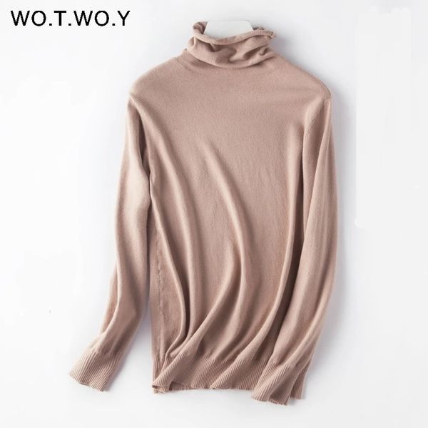 wotwoy autumn winter slim turtleneck sweater women basic bottoming knitwear women knitted cotton pullovers femme jumper 2020 new lj201125, White;black
wotwoy autumn winter slim turtleneck sweater women basic bottoming knitwear women knitted cotton pullovers femme jumper 2020 new lj201125, White;black