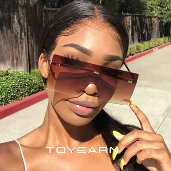 new retro oversized square sunglasses women vintage sun glasses for female design rimless flat eyewear uv4001, White;black
new retro oversized square sunglasses women vintage sun glasses for female design rimless flat eyewear uv4001, White;black