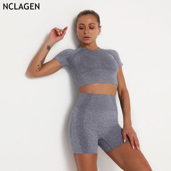 nclagen йога set 2 шт gym одежды бесшовные костюм для фитнеса и спорта шорты crop top push-вверх с коротким рукавом тренировки спортивная, White;red
nclagen йога set 2 шт gym одежды бесшовные костюм для фитнеса и спорта шорты crop top push-вверх с коротким рукавом тренировки спортивная, White;red
