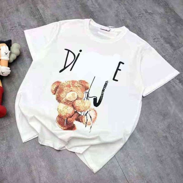 2022 factory wholesale new spring and summer fashion dijia teddy bear cartoon letter simple fresh lovely couple short sleeve, White
2022 factory wholesale new spring and summer fashion dijia teddy bear cartoon letter simple fresh lovely couple short sleeve, White