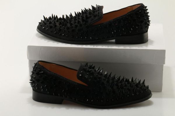 dress shoes rivets men autumn fashion leather for casual flats business wedding, Black
dress shoes rivets men autumn fashion leather for casual flats business wedding, Black