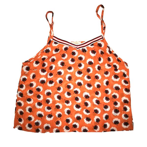 printed sling girls' clothes with narrow straps knitted slanted shoulder clothes camisole new fashion girl coat, White
printed sling girls' clothes with narrow straps knitted slanted shoulder clothes camisole new fashion girl coat, White