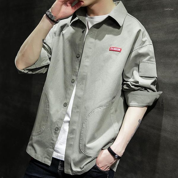 2020 spring new arrive vintage men shirt long sleeve cotton big pocket men shirts casual shirts safari style1, White;black
2020 spring new arrive vintage men shirt long sleeve cotton big pocket men shirts casual shirts safari style1, White;black