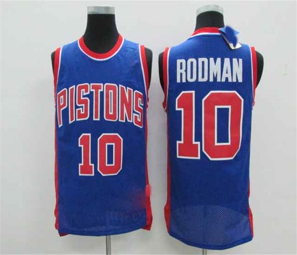 vintage men's detroit #10 rodman 33 grant hill blue white hardwood backseat mesh sports basketball jersey custom any number and name, Black
vintage men's detroit #10 rodman 33 grant hill blue white hardwood backseat mesh sports basketball jersey custom any number and name, Black
