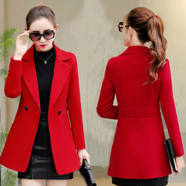 korean woolen autumn female red coat coats and jackets women 2020 overcoat woman jacket casaco feminino kj400x1020, Black
korean woolen autumn female red coat coats and jackets women 2020 overcoat woman jacket casaco feminino kj400x1020, Black