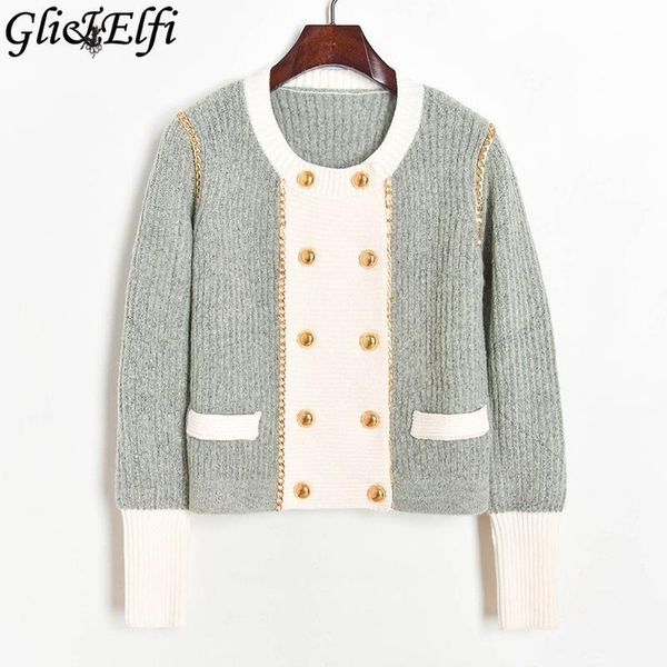 women knitting sweaters coat 2020 winter warm chain decoration long sleeve cardigan casual solid open stitch outwear sweater, White
women knitting sweaters coat 2020 winter warm chain decoration long sleeve cardigan casual solid open stitch outwear sweater, White