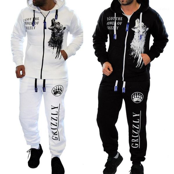 zogaa tracksuit men's casual suit autumn men's hooded sweatshirt+joggers 2 pieces of set letter printed zipper jacket sweatsuit1, Gray
zogaa tracksuit men's casual suit autumn men's hooded sweatshirt+joggers 2 pieces of set letter printed zipper jacket sweatsuit1, Gray