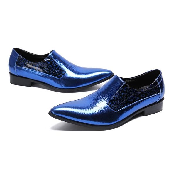 luxury shiny blue mens dress shoes slip on men casual oxfords flats pointed toe italian shoes soulier homme plus size 38-47, Black
luxury shiny blue mens dress shoes slip on men casual oxfords flats pointed toe italian shoes soulier homme plus size 38-47, Black