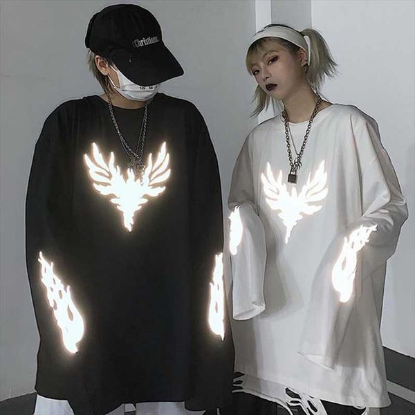 harajuku style 3m светоотражающая принт tee рубашка топы осенняя уличная одежда свободный с длинным рукавом o шеи футболка женщины мужская о, White
harajuku style 3m светоотражающая принт tee рубашка топы осенняя уличная одежда свободный с длинным рукавом o шеи футболка женщины мужская о, White