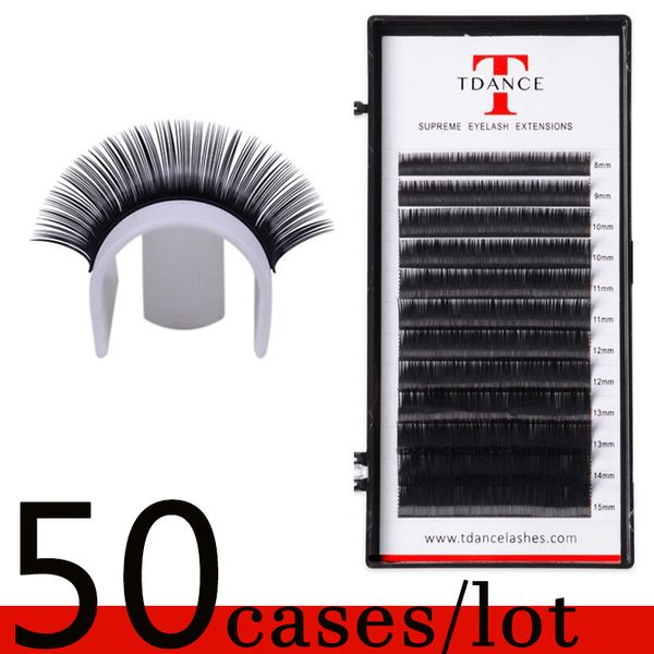 false eyelashes tdance 50pcs/lot eyelash extension individual faux professionals soft silk lashes for makeup tool
false eyelashes tdance 50pcs/lot eyelash extension individual faux professionals soft silk lashes for makeup tool