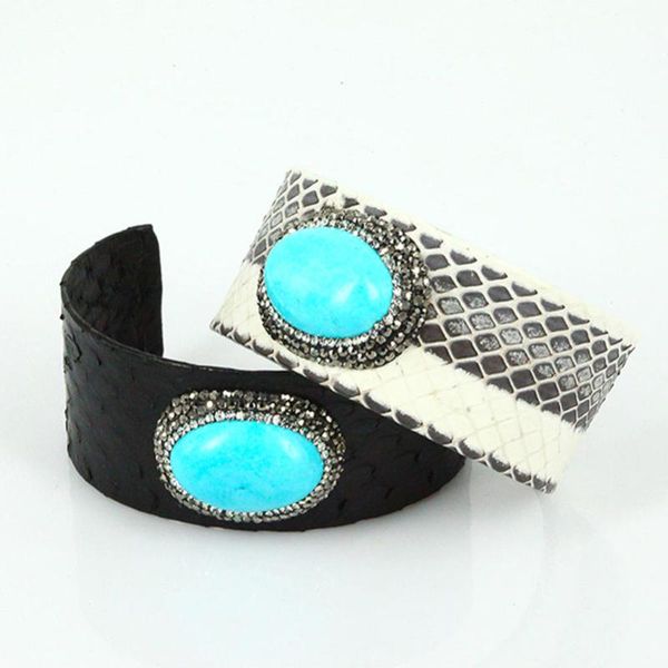 real leather natural freshwater pearl bead couple natural sky blue stone pave rhinestone adjustable bracelet, Black
real leather natural freshwater pearl bead couple natural sky blue stone pave rhinestone adjustable bracelet, Black