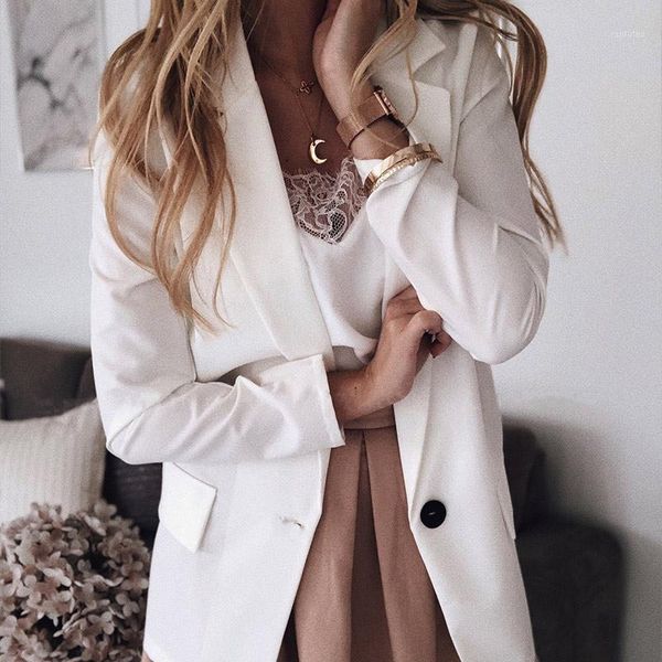 solid notched women's blazer plus size 5xl long sleeve office ladies coat 2020 spring autumn thin fashion ladies blazer 1, White;black
solid notched women's blazer plus size 5xl long sleeve office ladies coat 2020 spring autumn thin fashion ladies blazer 1, White;black