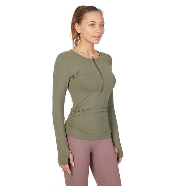yoga clothing new women's autumn and winter drawstring slim-fit long-sleeved running quick-drying clothing exercise fitness, White;red
yoga clothing new women's autumn and winter drawstring slim-fit long-sleeved running quick-drying clothing exercise fitness, White;red