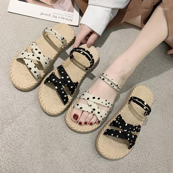 sagace slippers sandals woman shoes braided rope polka dot casual style and simple creativity fashion sandals women summer shoes1, Black
sagace slippers sandals woman shoes braided rope polka dot casual style and simple creativity fashion sandals women summer shoes1, Black
