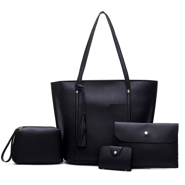 aequee lychee pattern women's son-mother bag 4 pieces / set shoulder crossbody bag pu leather handbag wallet gandbag wallet gift
aequee lychee pattern women's son-mother bag 4 pieces / set shoulder crossbody bag pu leather handbag wallet gandbag wallet gift