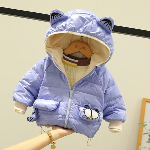 children's short hooded down jacket boys and girls autumn winter lightweight warm coat baby, Blue;gray
children's short hooded down jacket boys and girls autumn winter lightweight warm coat baby, Blue;gray