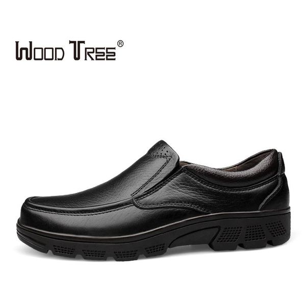 woodtree2020 spring autumn men dress shoes business male leather shoes solid color men work slip-on round toe, Black
woodtree2020 spring autumn men dress shoes business male leather shoes solid color men work slip-on round toe, Black