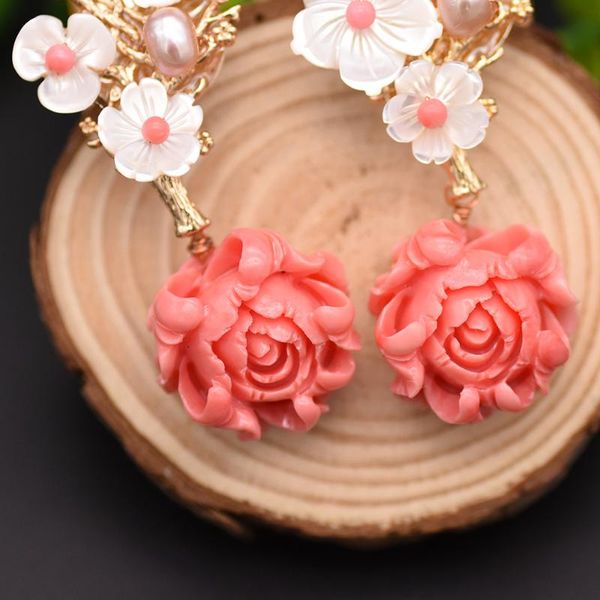 dangle & chandelier pink coral drop earrings white pearl natural stone shell flower enthic asymmetry women jewelry accessories, Silver
dangle & chandelier pink coral drop earrings white pearl natural stone shell flower enthic asymmetry women jewelry accessories, Silver