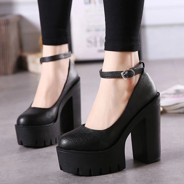 2022 new women shoes spring autumn casual high heels pu shoes party ladies thick heels platform nightclub pumps plus size, Black
2022 new women shoes spring autumn casual high heels pu shoes party ladies thick heels platform nightclub pumps plus size, Black
