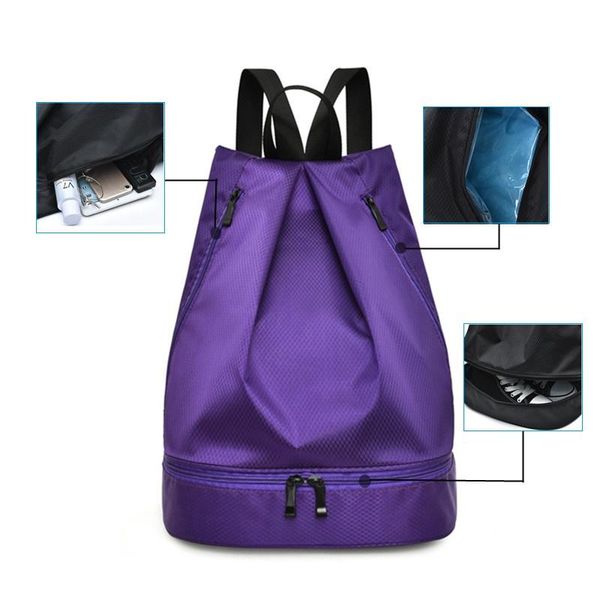 women's sport gym beach bag small female nylon waterproof dry travel shoe handbags for swimming sporttas fitness backpack
women's sport gym beach bag small female nylon waterproof dry travel shoe handbags for swimming sporttas fitness backpack
