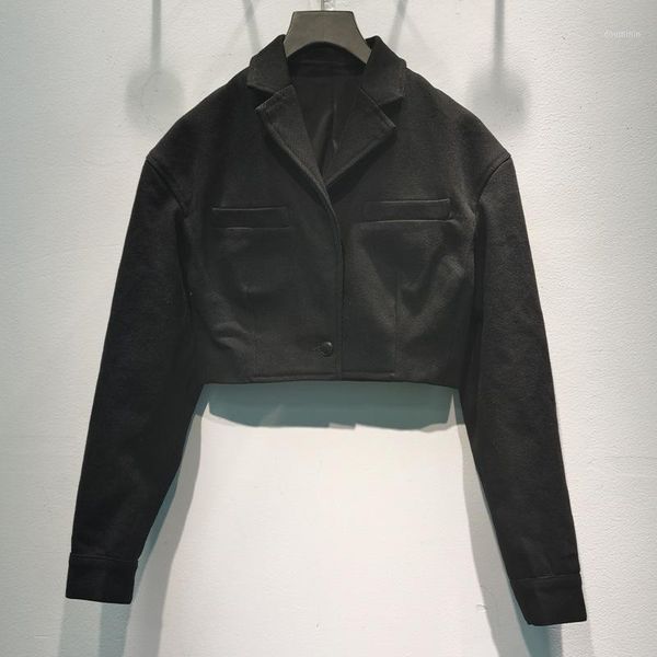 women jacket 2020 spring and summer new short long-sleeved denim jacket women1, Black;brown
women jacket 2020 spring and summer new short long-sleeved denim jacket women1, Black;brown