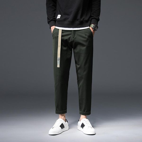 men's pants fall nine minutes casual west straight leg slim high-end trousers korean version of the trend stretch work male, Black
men's pants fall nine minutes casual west straight leg slim high-end trousers korean version of the trend stretch work male, Black